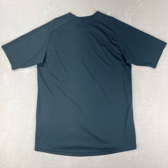 Vintage Nike T-Shirt Mens Large Grey‎ Y2K Vertical Stripe Performance Tee - Picture 4 of 10